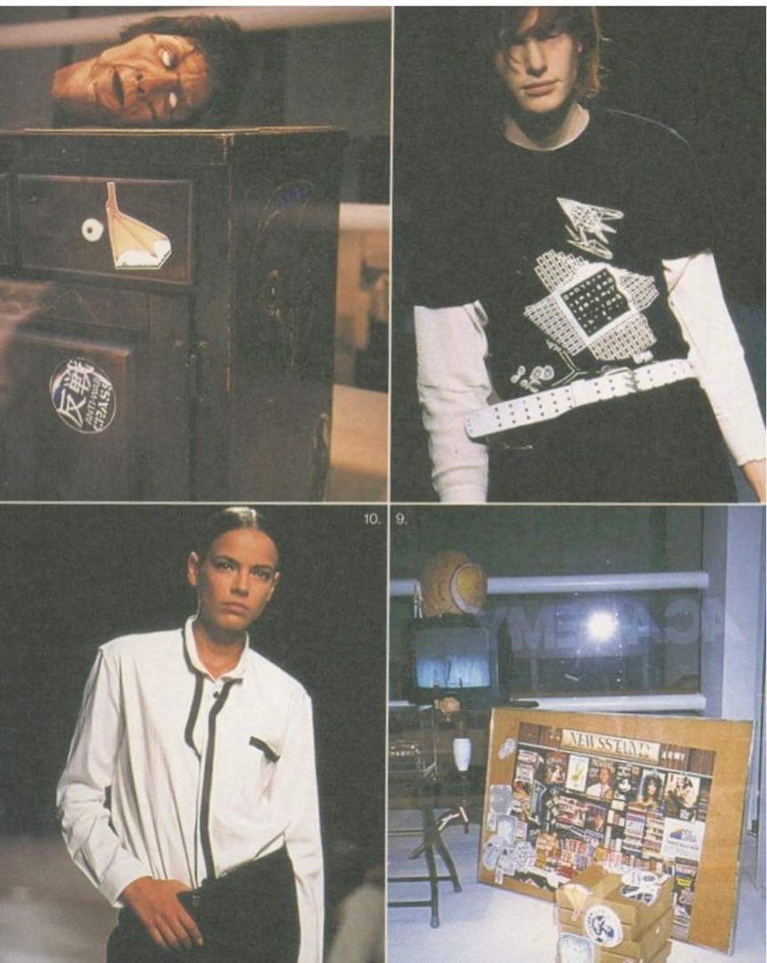 【希少】90s ORFI ノースリーブカットソー　リバーシブル仕様　ヴィンテージ