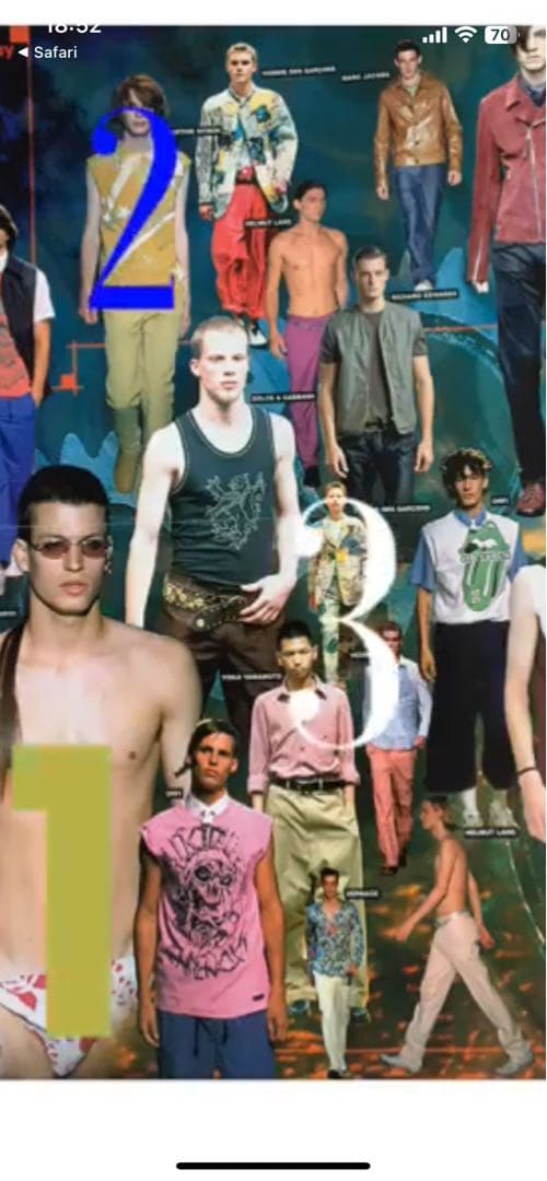 【希少】90s ORFI ノースリーブカットソー　リバーシブル仕様　ヴィンテージ