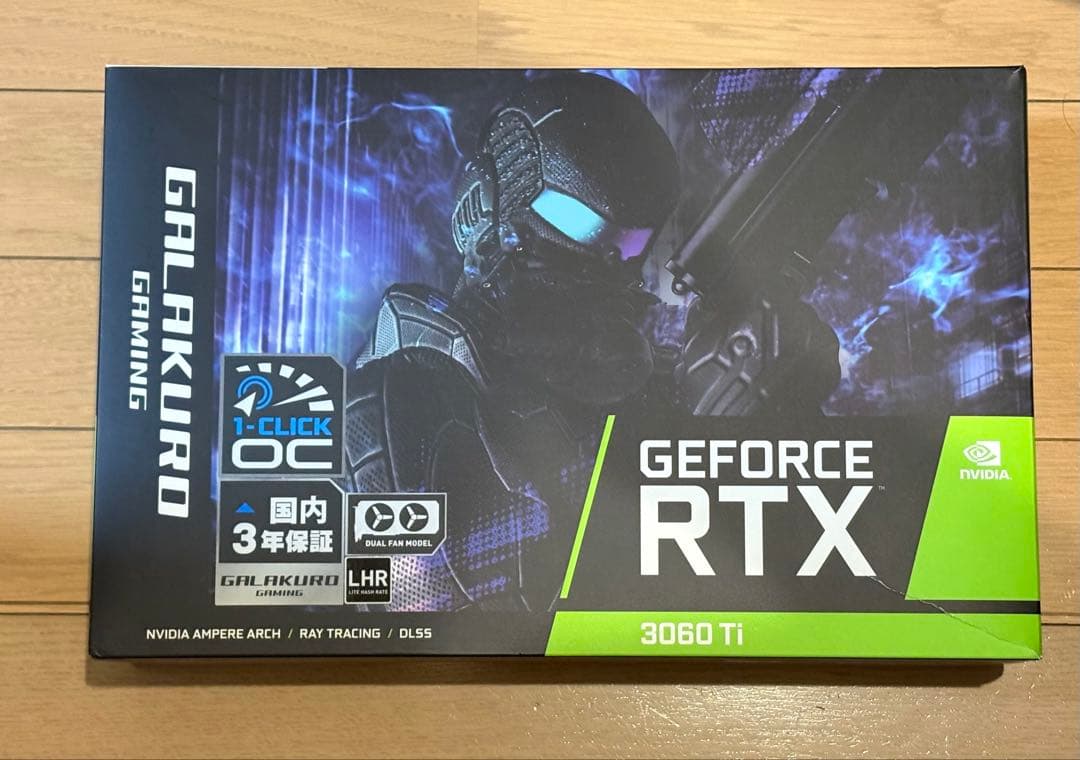 グラフィックボード・グラボ・ビデオカード GALAKURO GAMING GeForce RTX3060 Ti