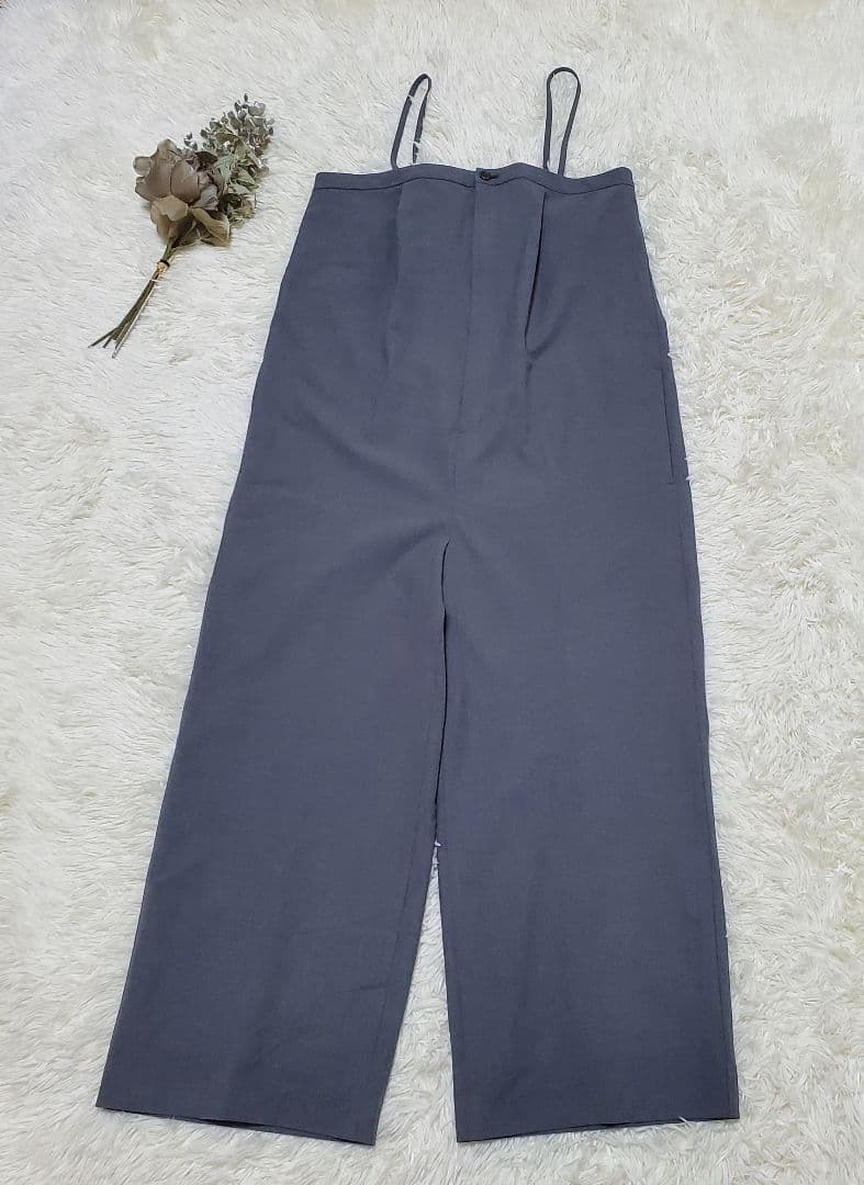 ■SLOBEIENA 23AW ツイルトロアイラインサロペット オールインワン