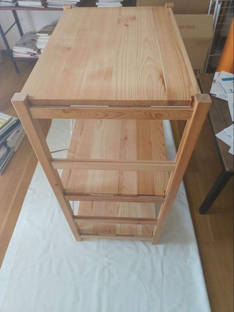 無印良品パイン材ユニットシェルフ