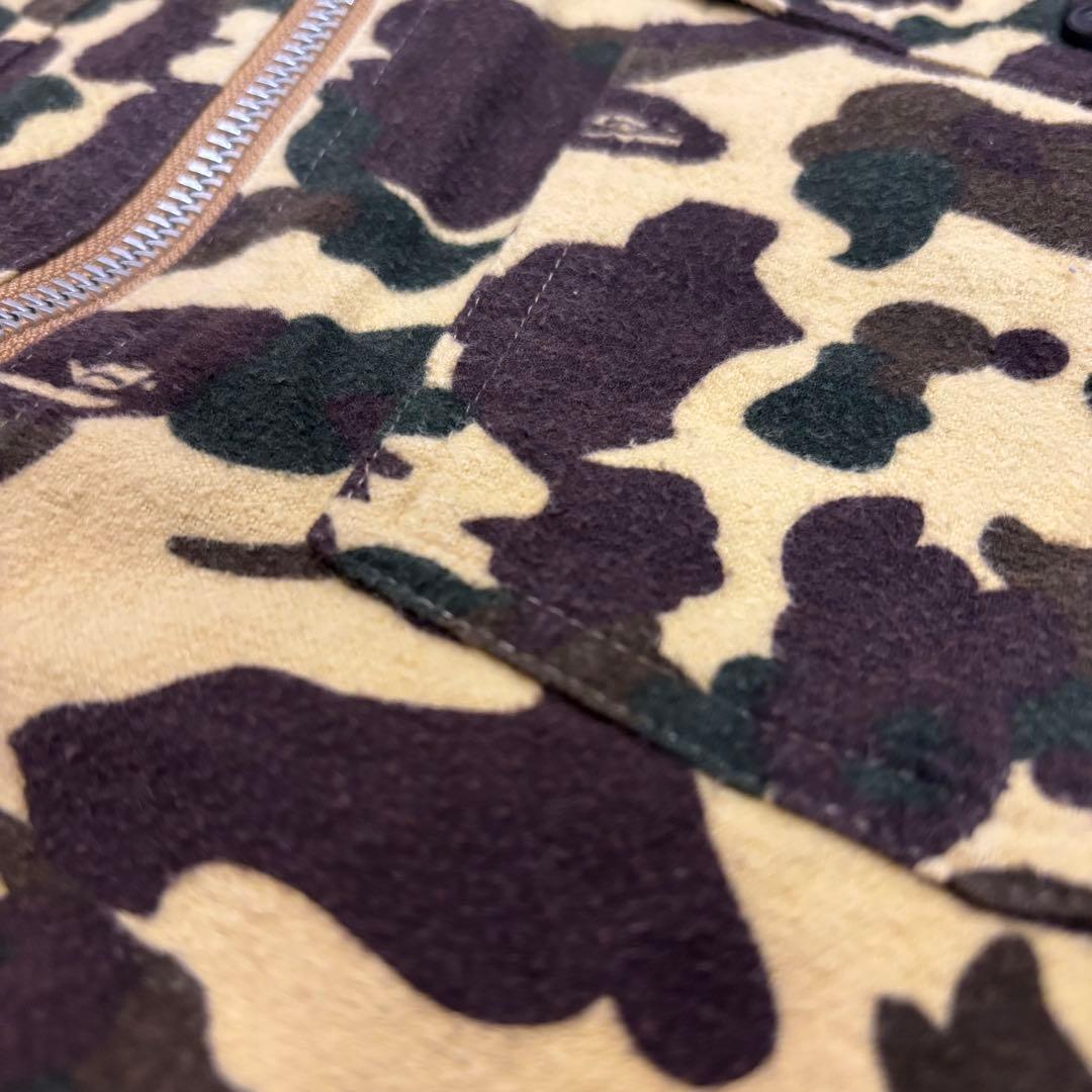 【A BATHING APE】初期 90s 1st CAMO ハープジップシャツ