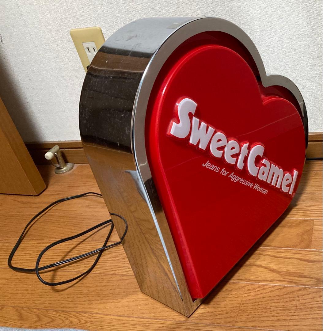Sweet Camel 電飾看板 スゥィートキャメル非売品 ヴィンテージ超レア物
