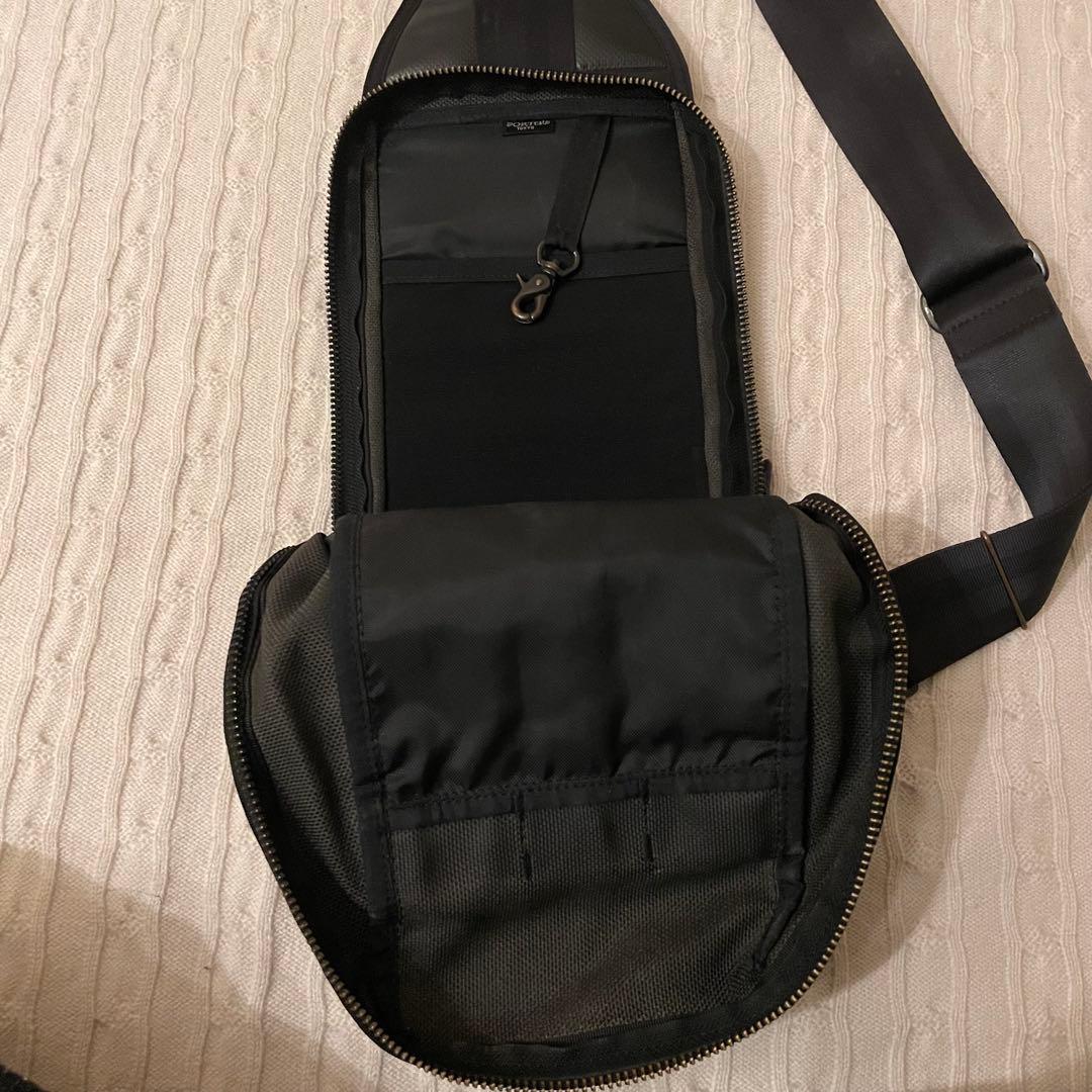 【極美品✨】ポーター ヒート スリング ショルダーバッグ ボディバッグ 黒