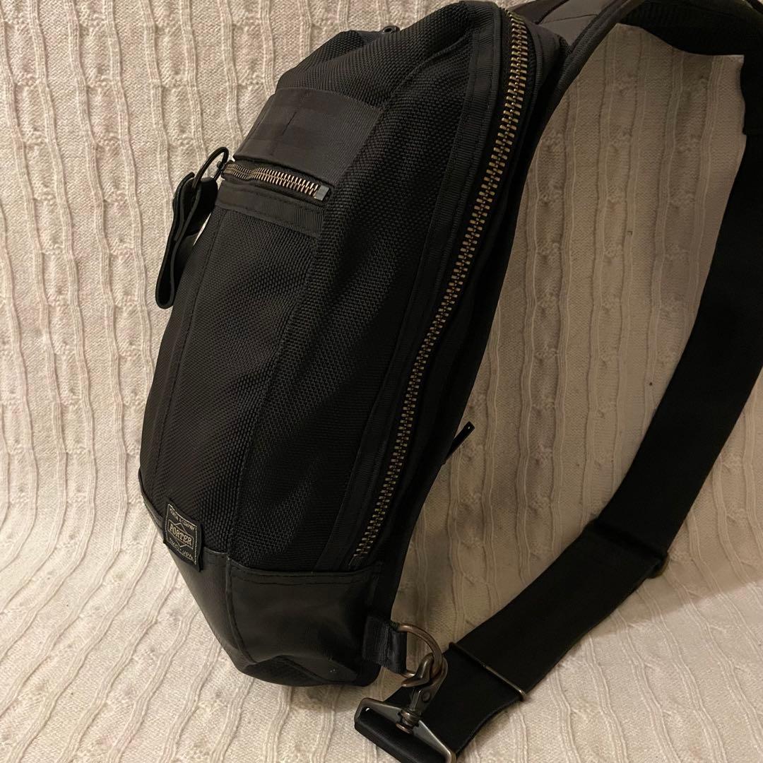 【極美品✨】ポーター ヒート スリング ショルダーバッグ ボディバッグ 黒