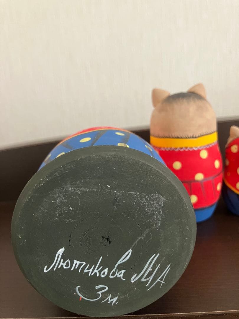 猫のマトリョーシカ 3個セット