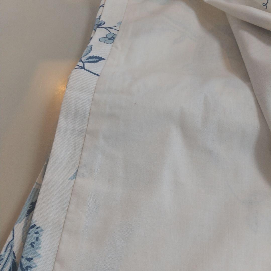 ローラアシュレイサマーパレスロイヤルブルーカーテン二枚一組