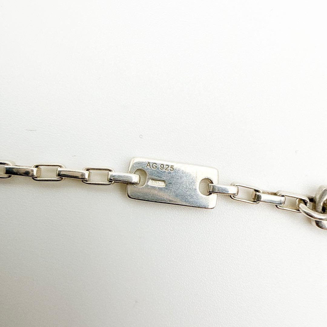 3010-1 人気✨GUCCI ダブルG ロゴ　ネックレス　シルバー