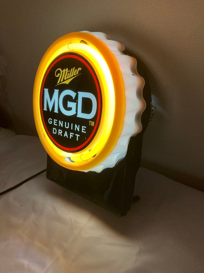 期間限定値下げ‼️Miller MGD Genuine Draft ネオンライト