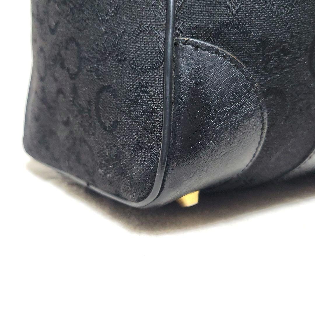 CELINE　ボストンバッグ Cマカダム 馬車金具 レザー キャンバス 大容量