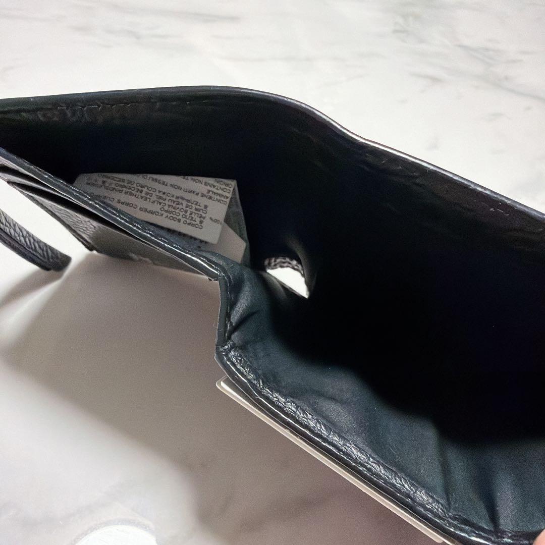 メゾンマルジェラ レザー 4ステッチ コンパクトウォレット 三つ折り財布 美品