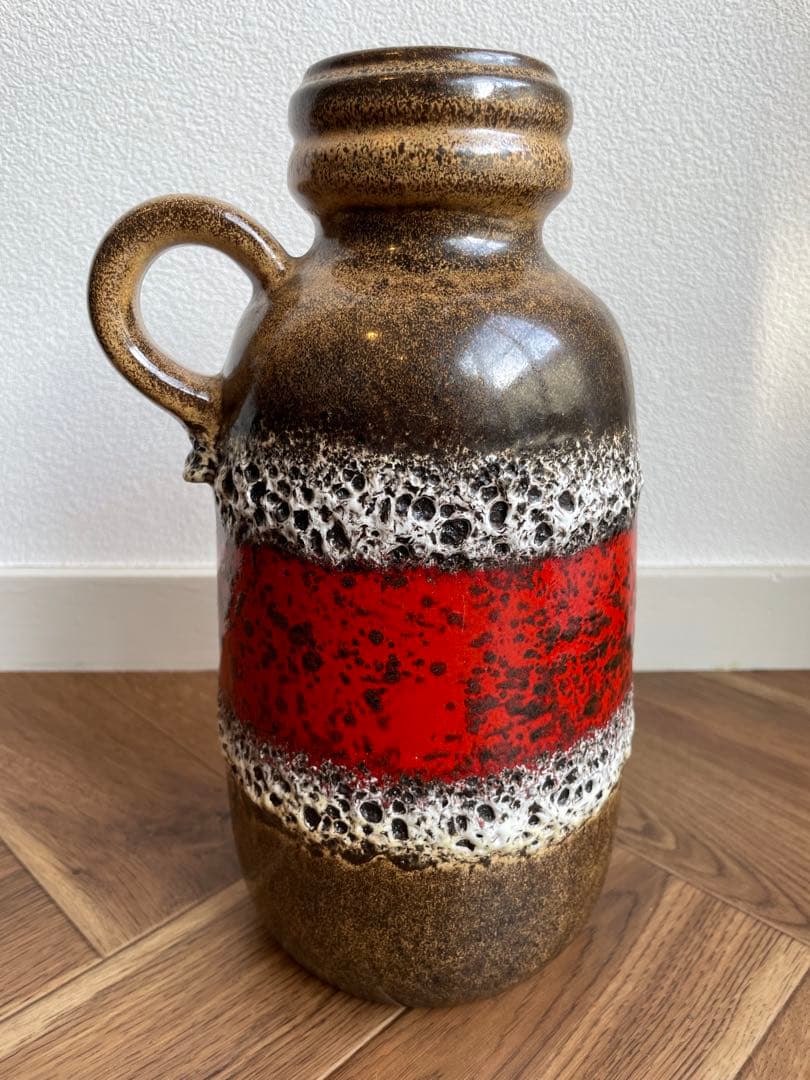 ヴィンテージフラワーベース　ファットラバ　FAT LAVA 約26.5cm