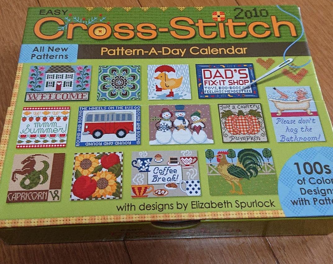 200種類以上クロスステッチ図案カレンダー