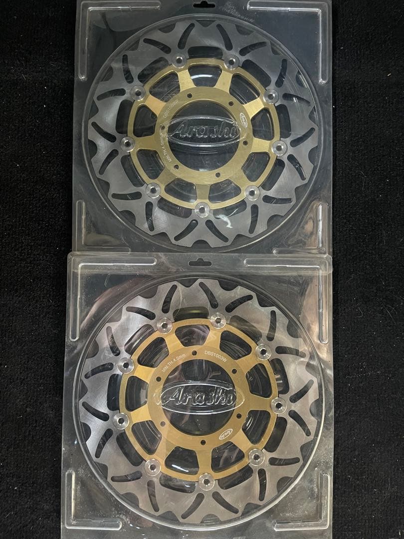 Arashi ウエイブディスク DBS1003Wゴールド フロント 2枚