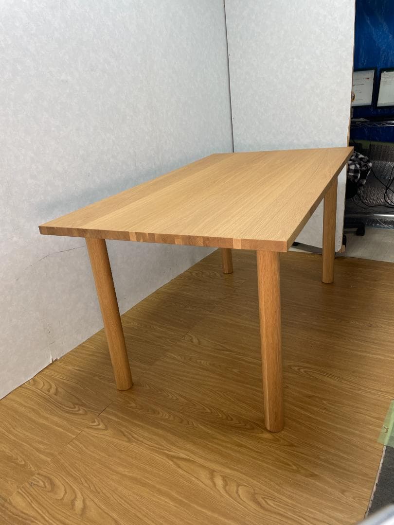 S☆674 無印良品 テーブル 板と脚でできた木製テーブル　オーク材