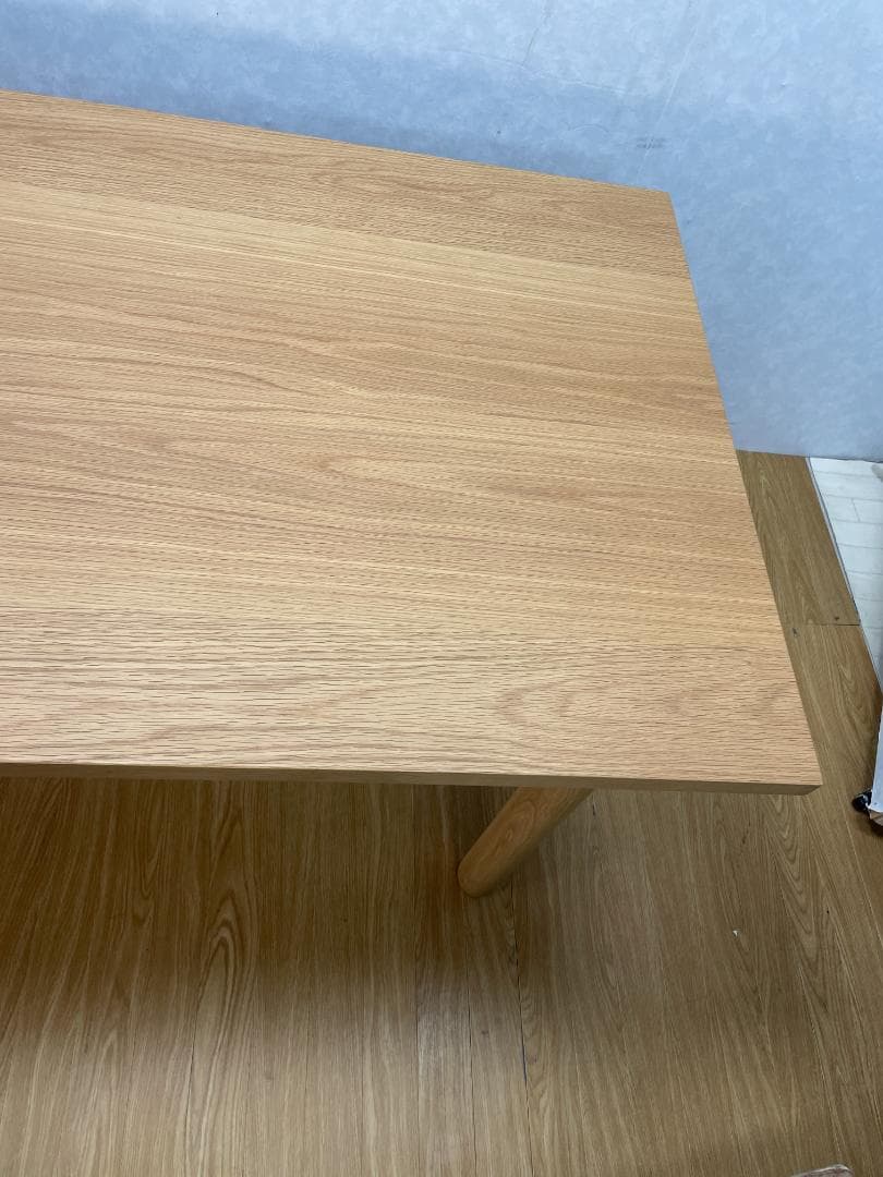 S☆674 無印良品 テーブル 板と脚でできた木製テーブル　オーク材