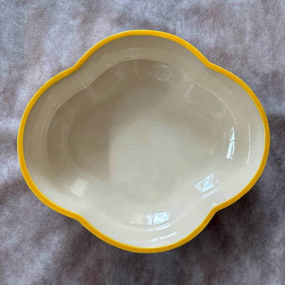 茶道具　中村翠嵐　交趾焼　黄交趾唐草　喰籠　菓子器