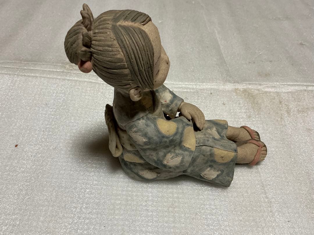 2002年／「つきうさぎ」陶器人形作家・そう。【新品未使用品】。