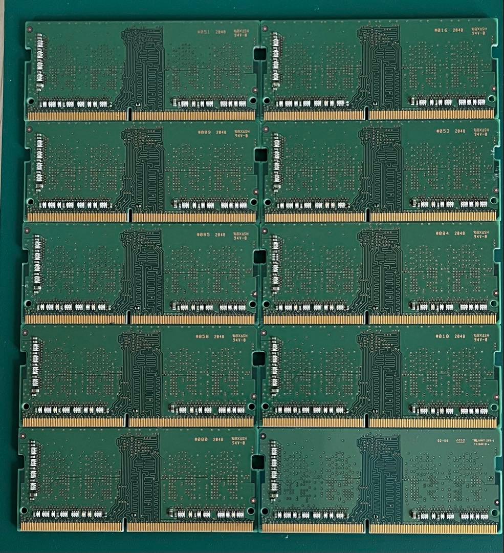 m*o様 SAMSUNG 4GB×10枚セット（計40GB） ノートPCDDR4