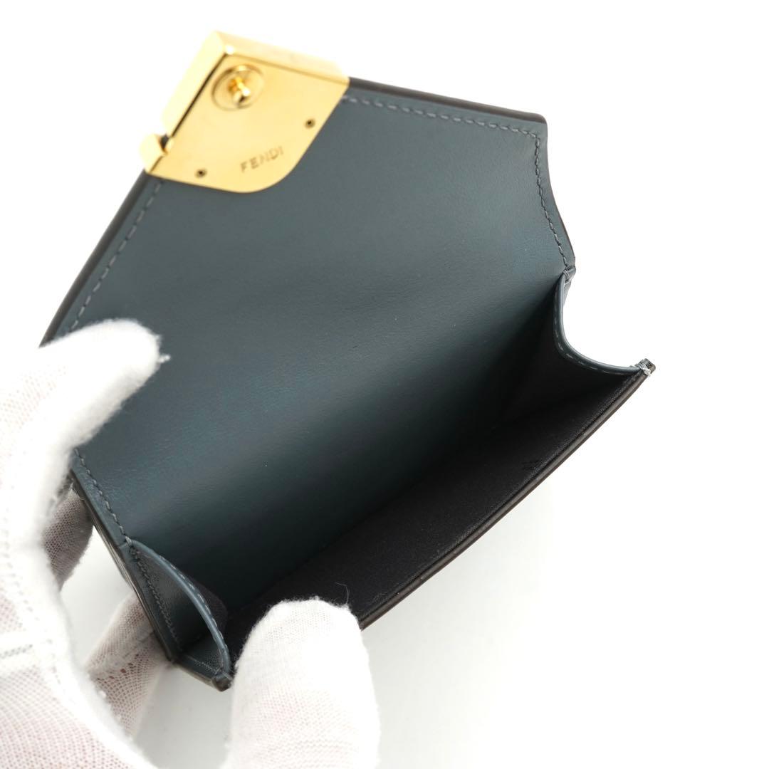 ✨現行・未使用展示品・付属品完備　FENDI ミニ財布　ズッカ　FFダイヤモンド