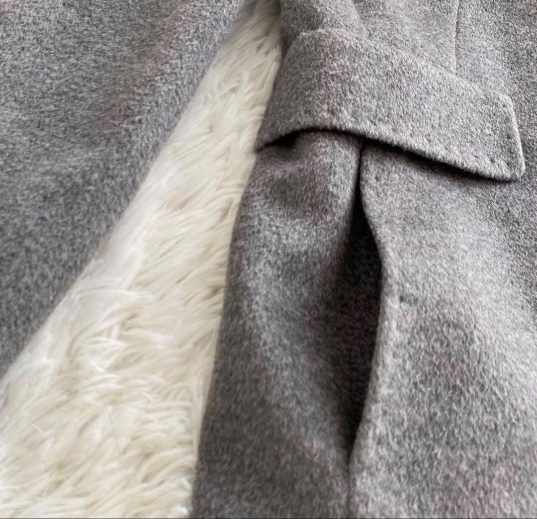 美品　38サイズ　MaxMara Studio コート ロング丈　3Way 灰色