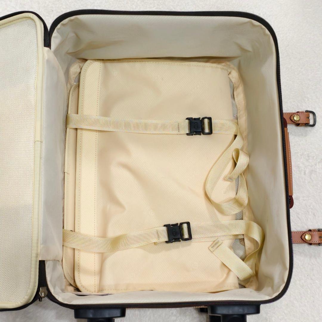 【美品】ProtecA プロテカ 機内持ち込み可 キャリーケース ブラウン