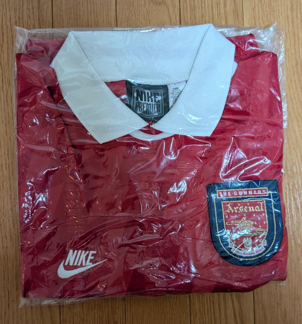アーセナル 94/95–96 ユニフォーム L ナイキ JVC 英国製 美品
