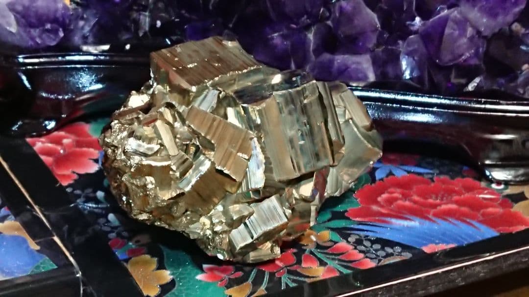 パイライト ペルー産 最高品質  強力な邪気祓い、攻撃や悪意を跳ね返す、危機回避