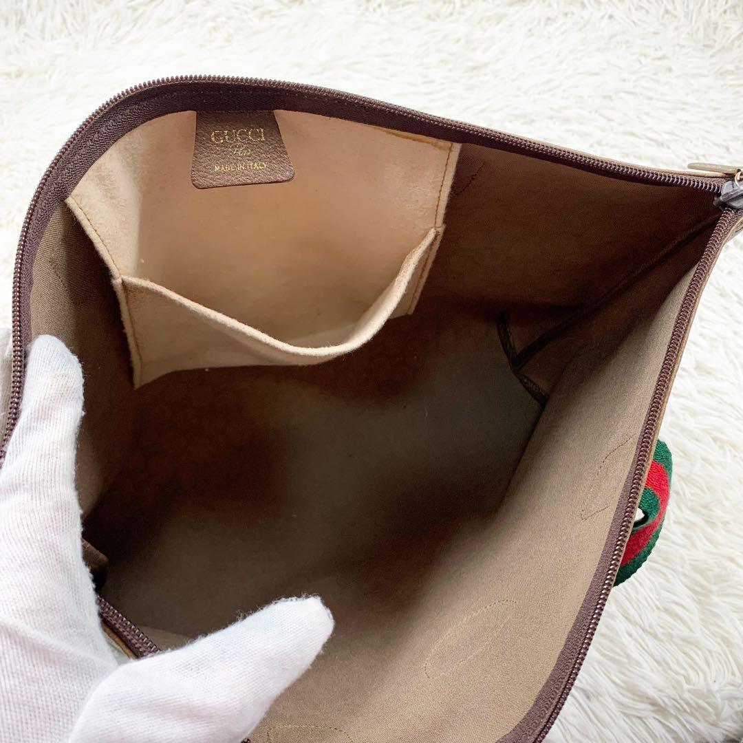 【✨極美品✨】グッチ トートバッグ GGプラス シェリーライン ベージュ