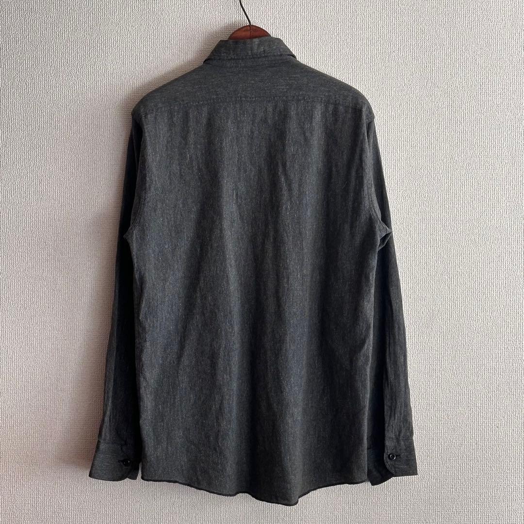 トップス ~60s \"DEE CEE\" black chambray shirt