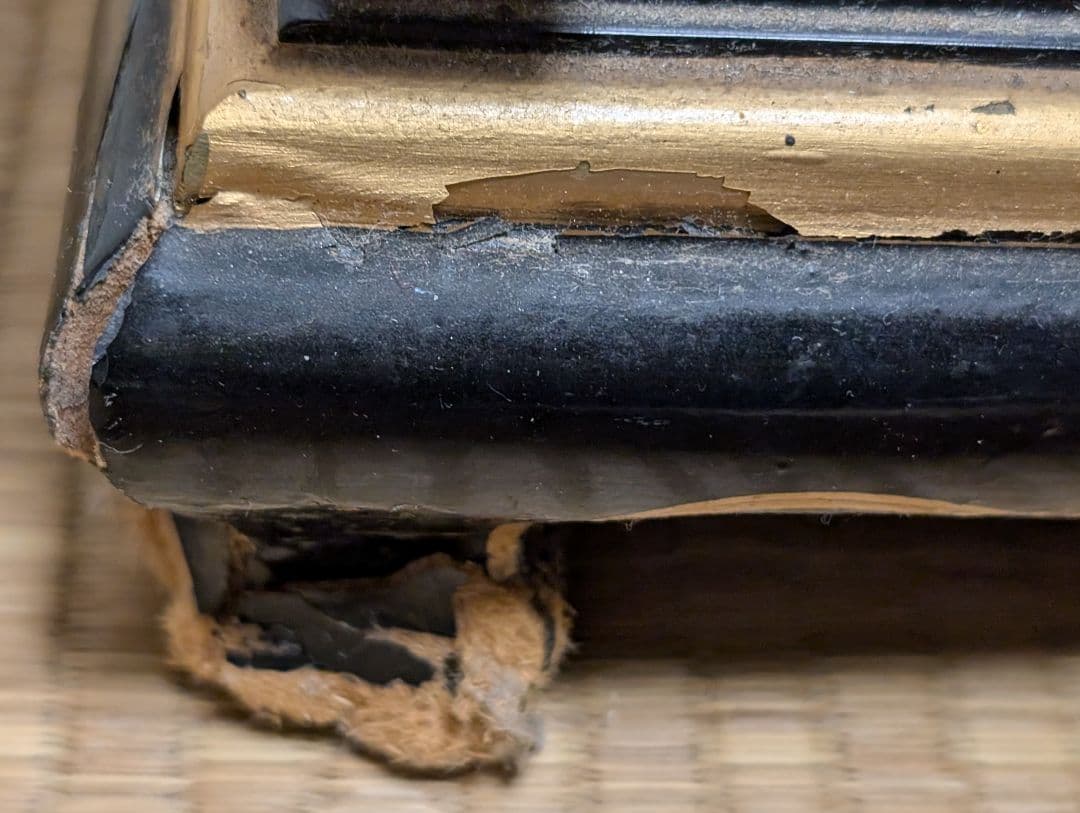 古家具 木製 小物入れ 収納 　　宝石箱 ミラ付 アンティーク