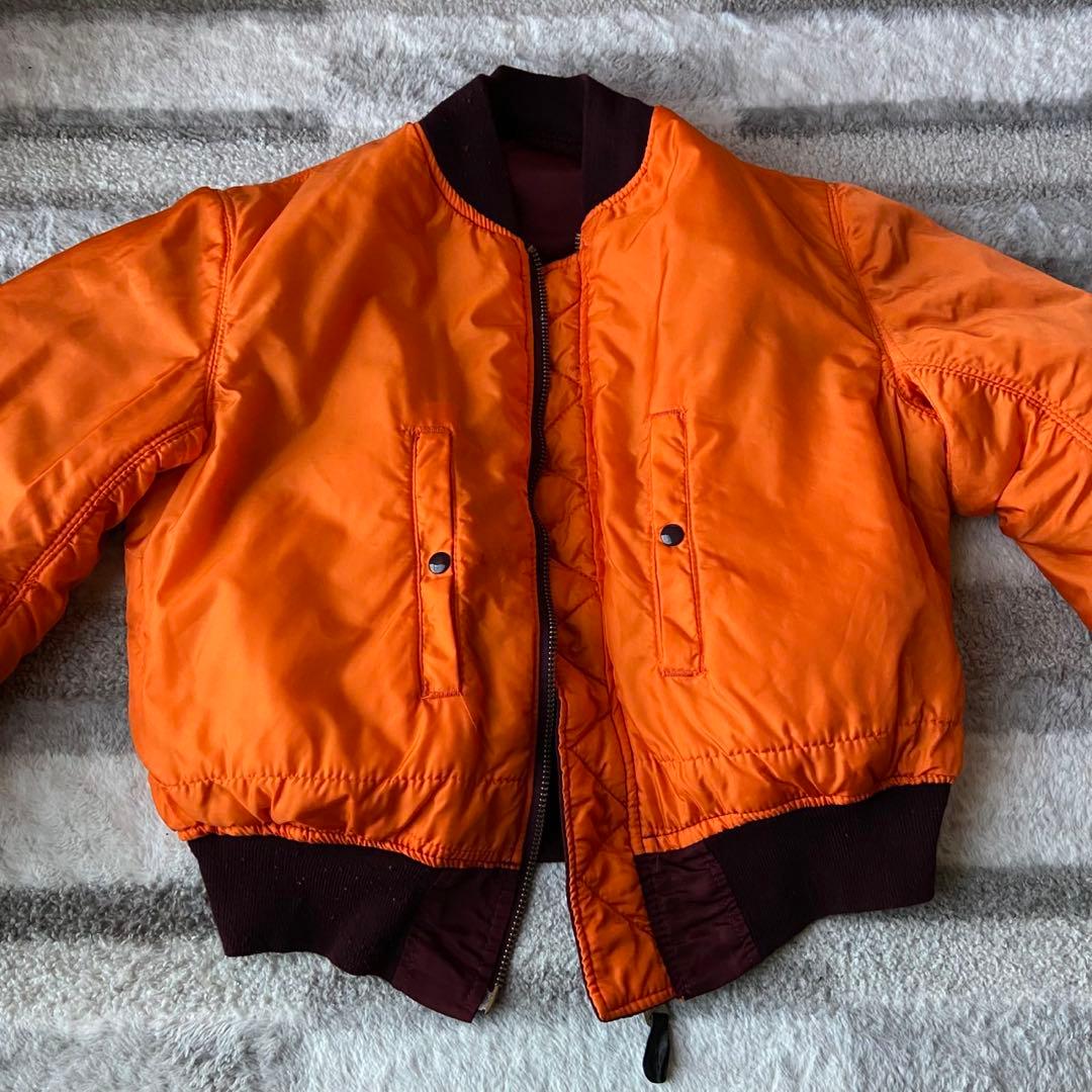 ALPHA INDUSTRIES MA-1 90s バーガンディ USA製 L