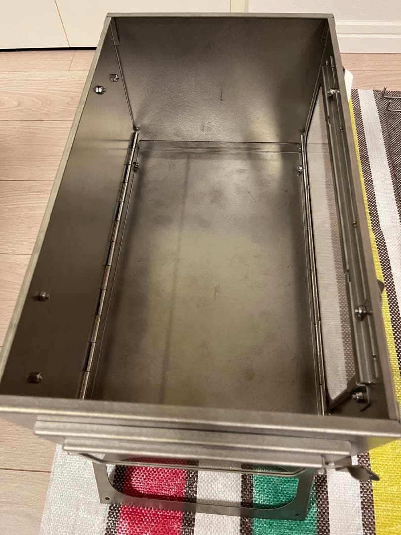 POMOLY 薪ストーブ T1 チタン製 折り畳み式 サイドテーブル付き