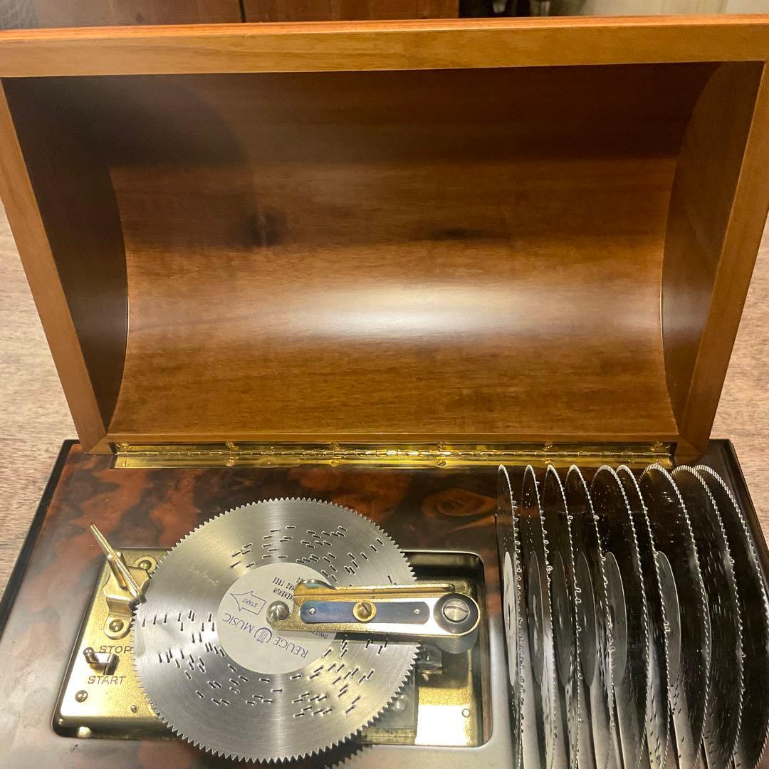 美品！REUGE リュージュ ディスク交換式 ドーム型 オルゴール 動作確認済