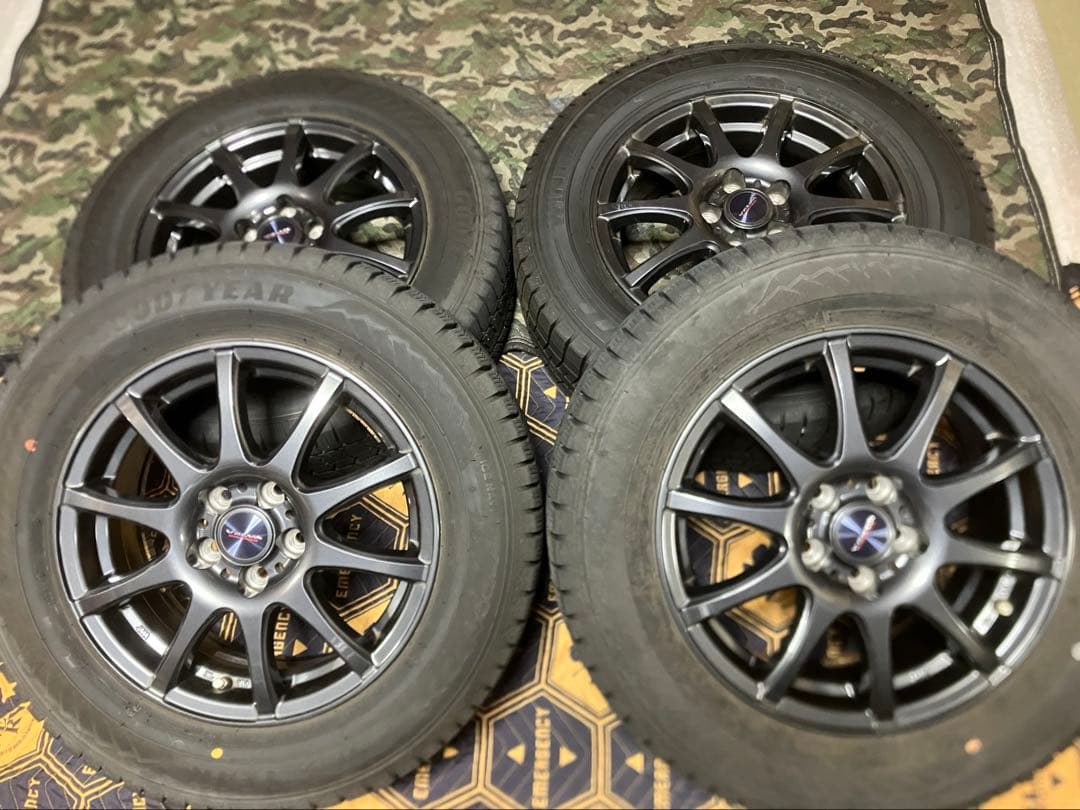 翌日発送 195/65R15 スタッドレスアルミホイール プリウス カローラなど