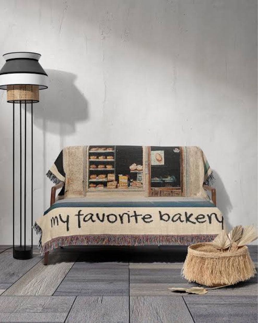 imperf ブランケット BAKERY THROW BLANKET Lサイズ