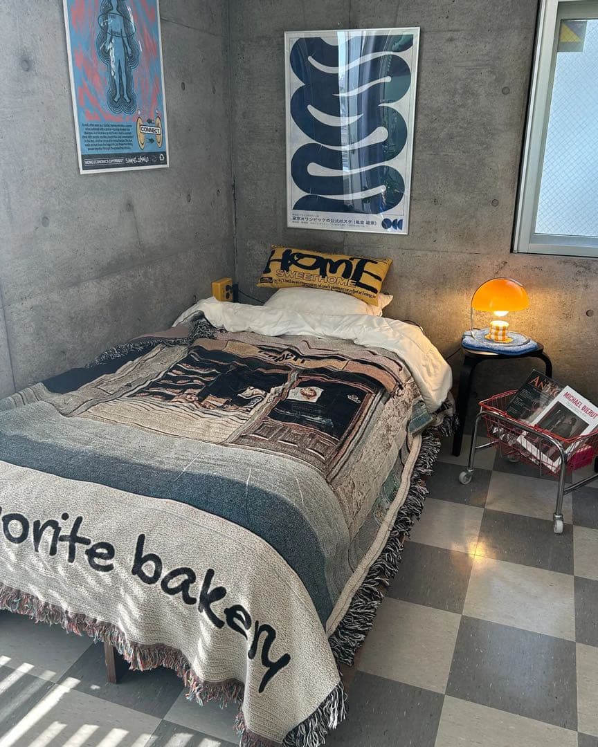 imperf ブランケット BAKERY THROW BLANKET Lサイズ