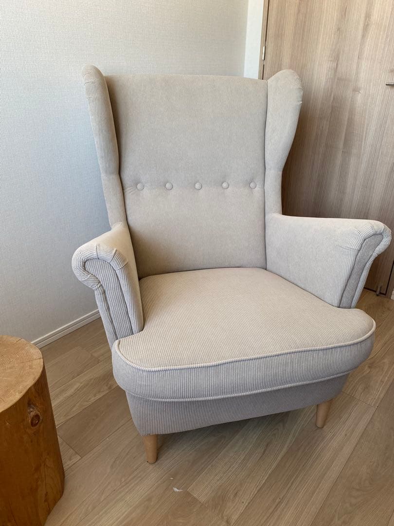 【美品】IKEA STRANDMON ストランドモン ベージュ　定価34990円