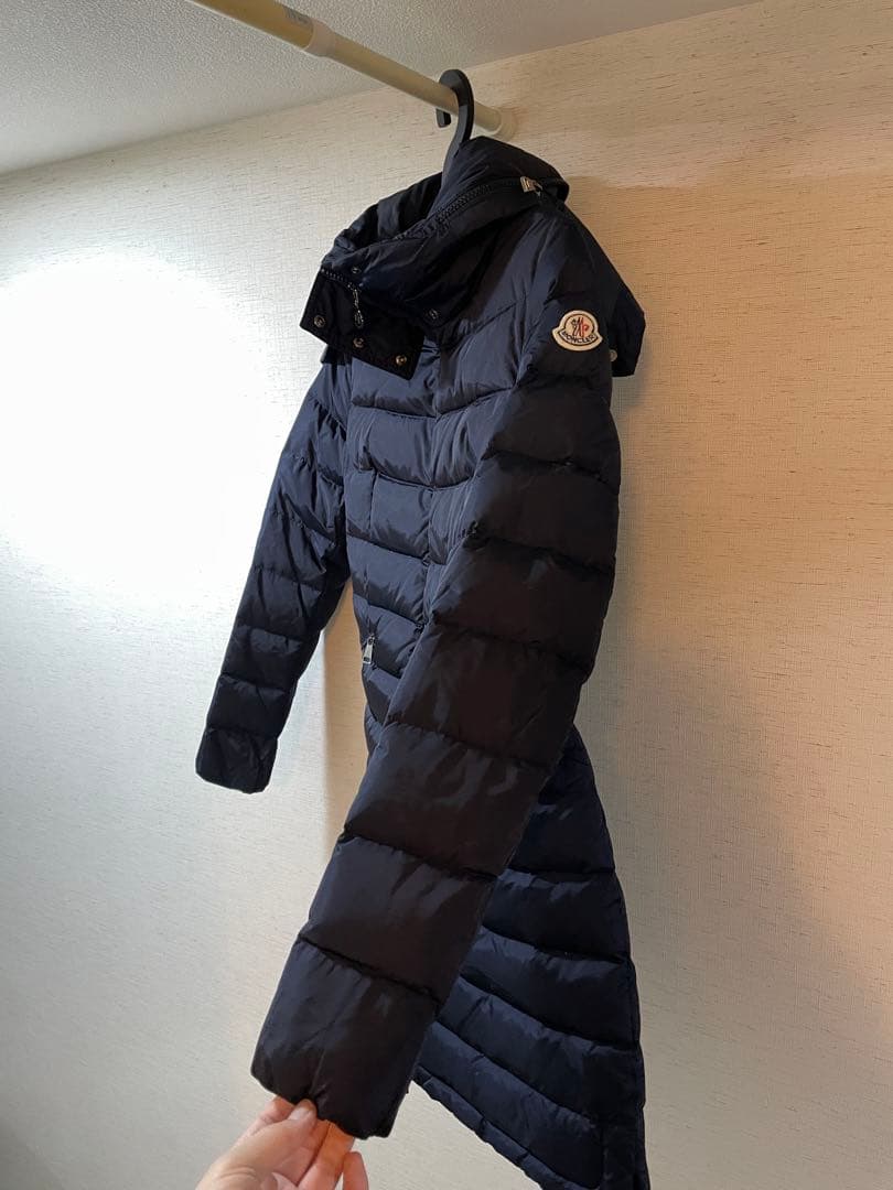 ぴ*き様 モンクレール　ネイビー フード付き ダウンジャケット