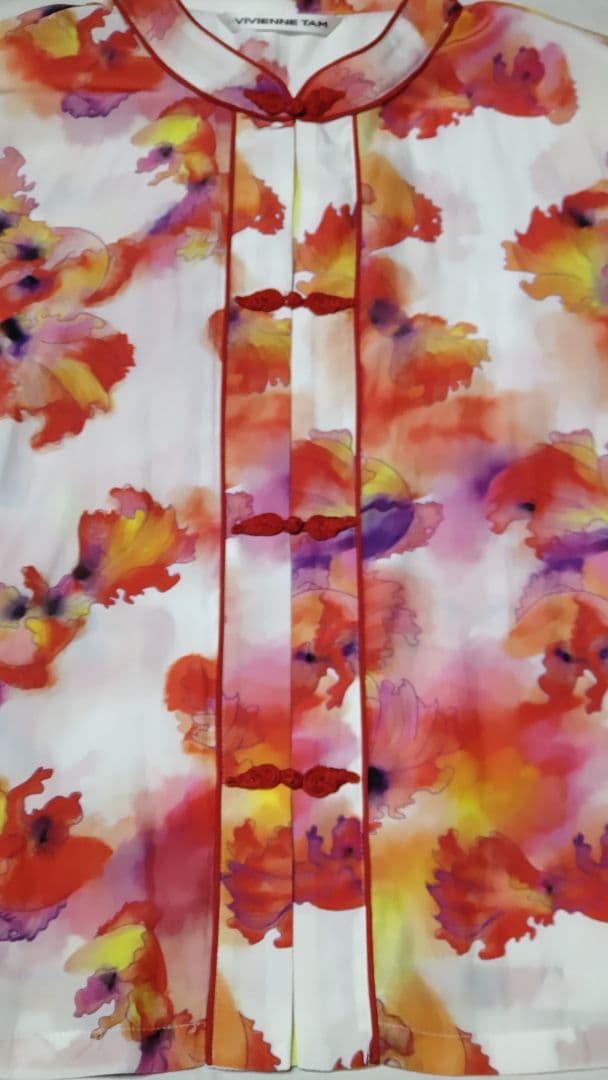 VIVIENNETAM GOLDFISH PRINTブラウス　40　未使用品