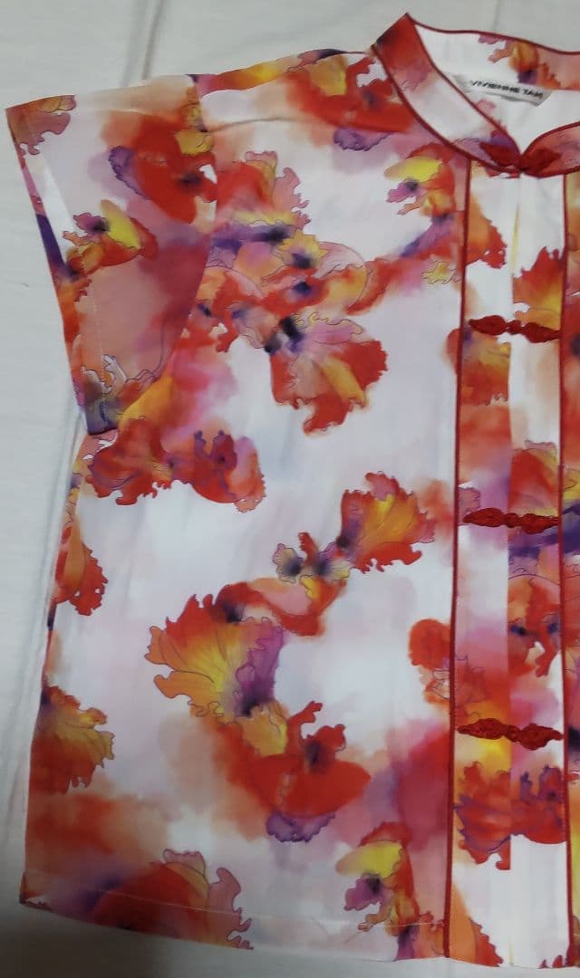 VIVIENNETAM GOLDFISH PRINTブラウス　40　未使用品