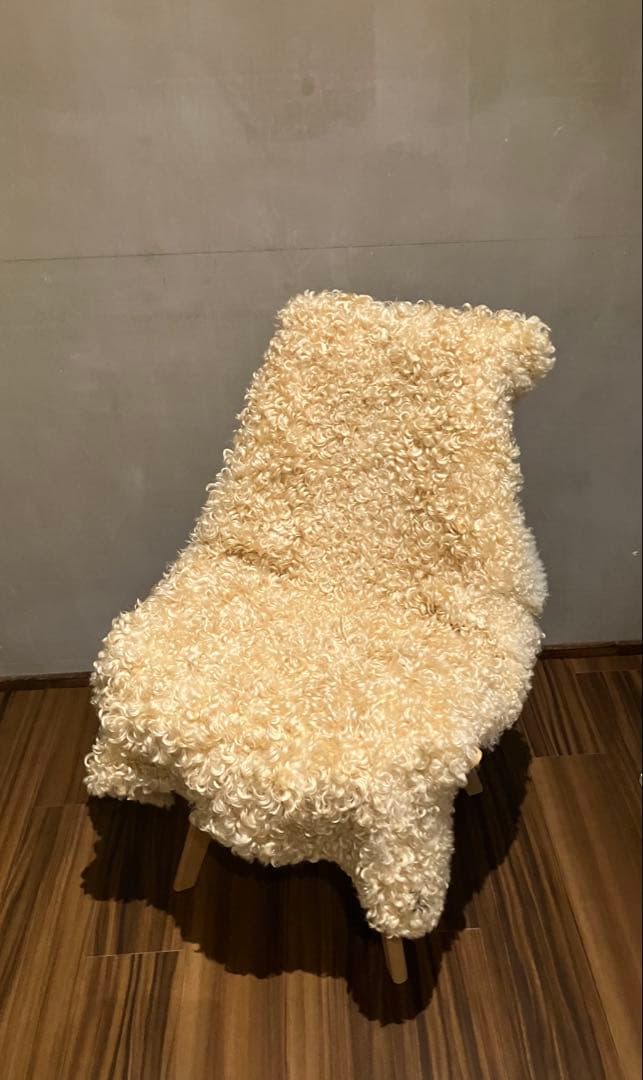 北欧スウェーデン　シープスキン　植物鞣し