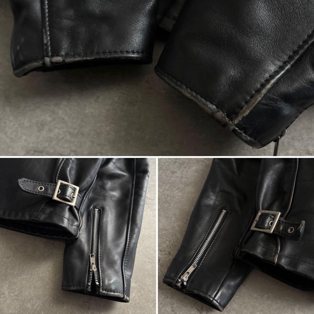 schott ショット【44】643 シングル ライダースジャケット トラッカー