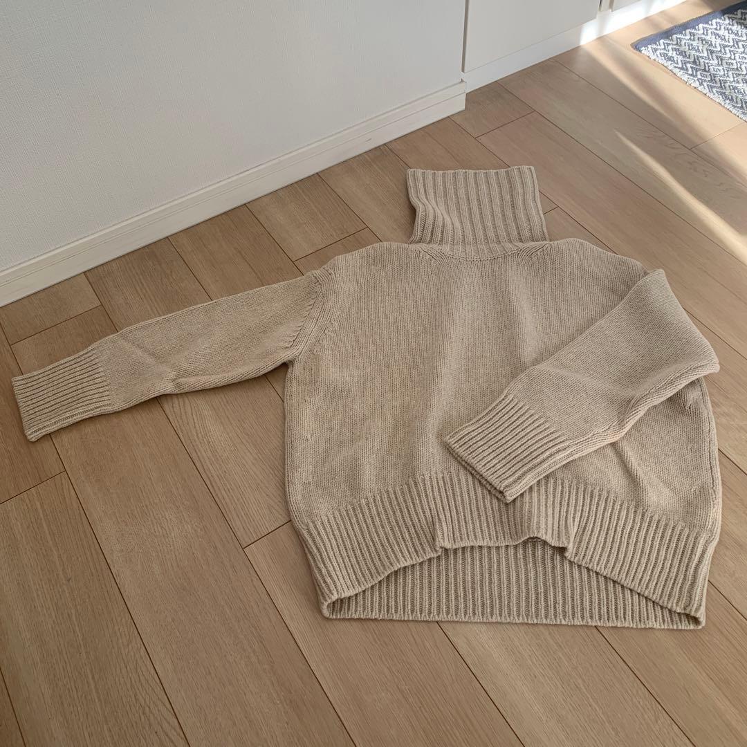 GALERIE VIEタートルネックプルオーバーニットSサイズ