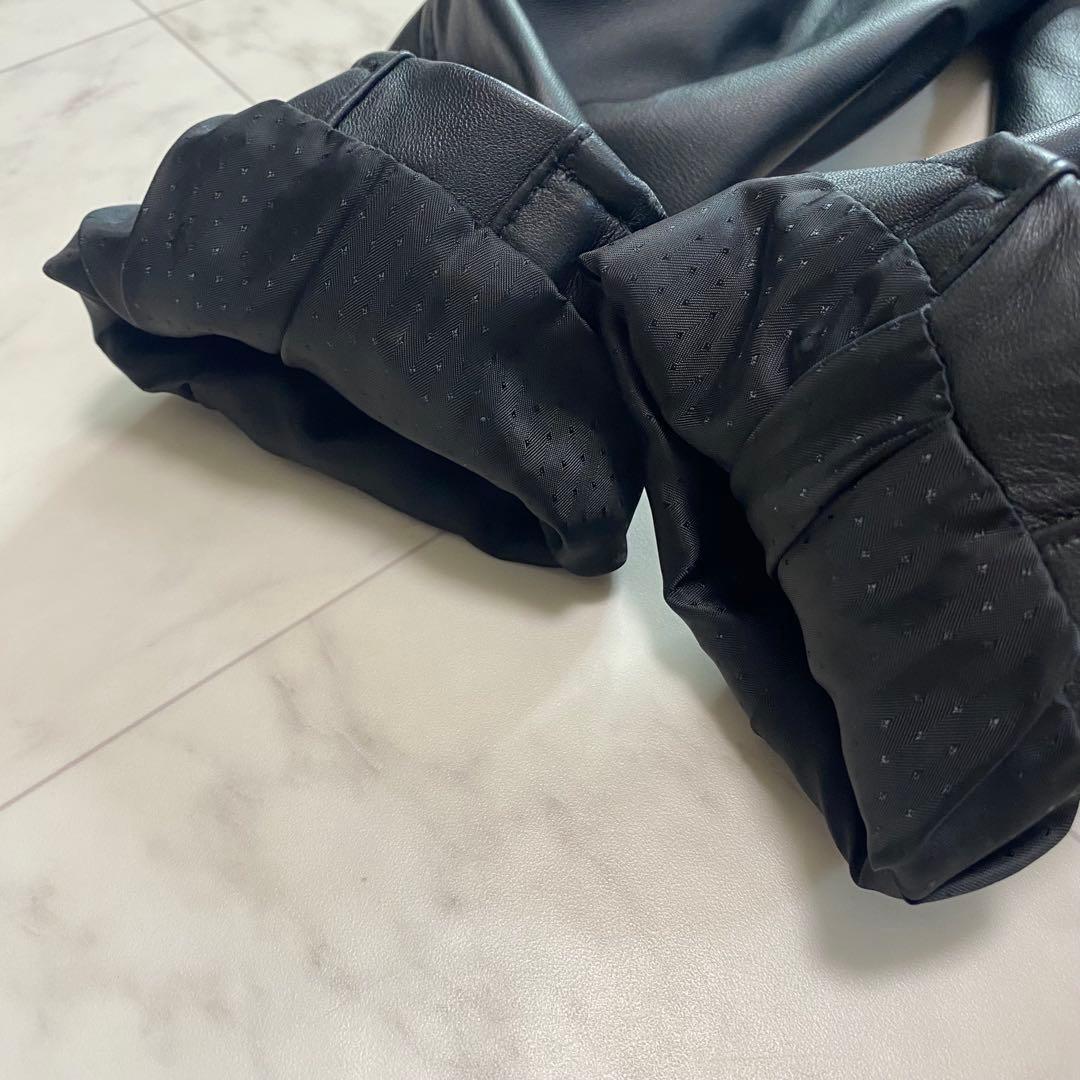 美品✨SLOBE IÉNA羊革　レザー　ダブルライダースジャケット　黒　L