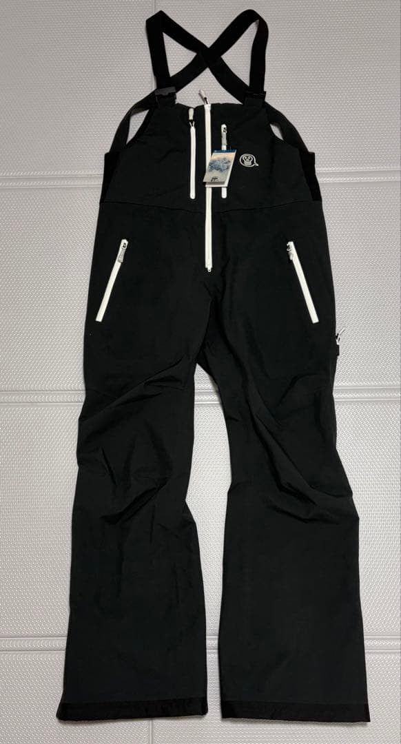 【未使用タグ有】unfudge smoke bib pants ビブパン　黒　L