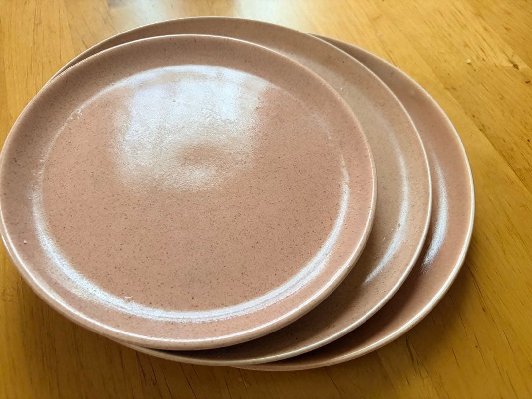 ラッセルライト プレート 皿 STEUBENVILLE コーラル3枚セット