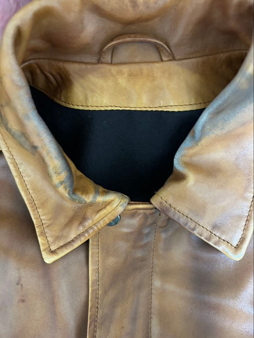 martin margiela 10 a-2レザーフライトジャケット 06aw