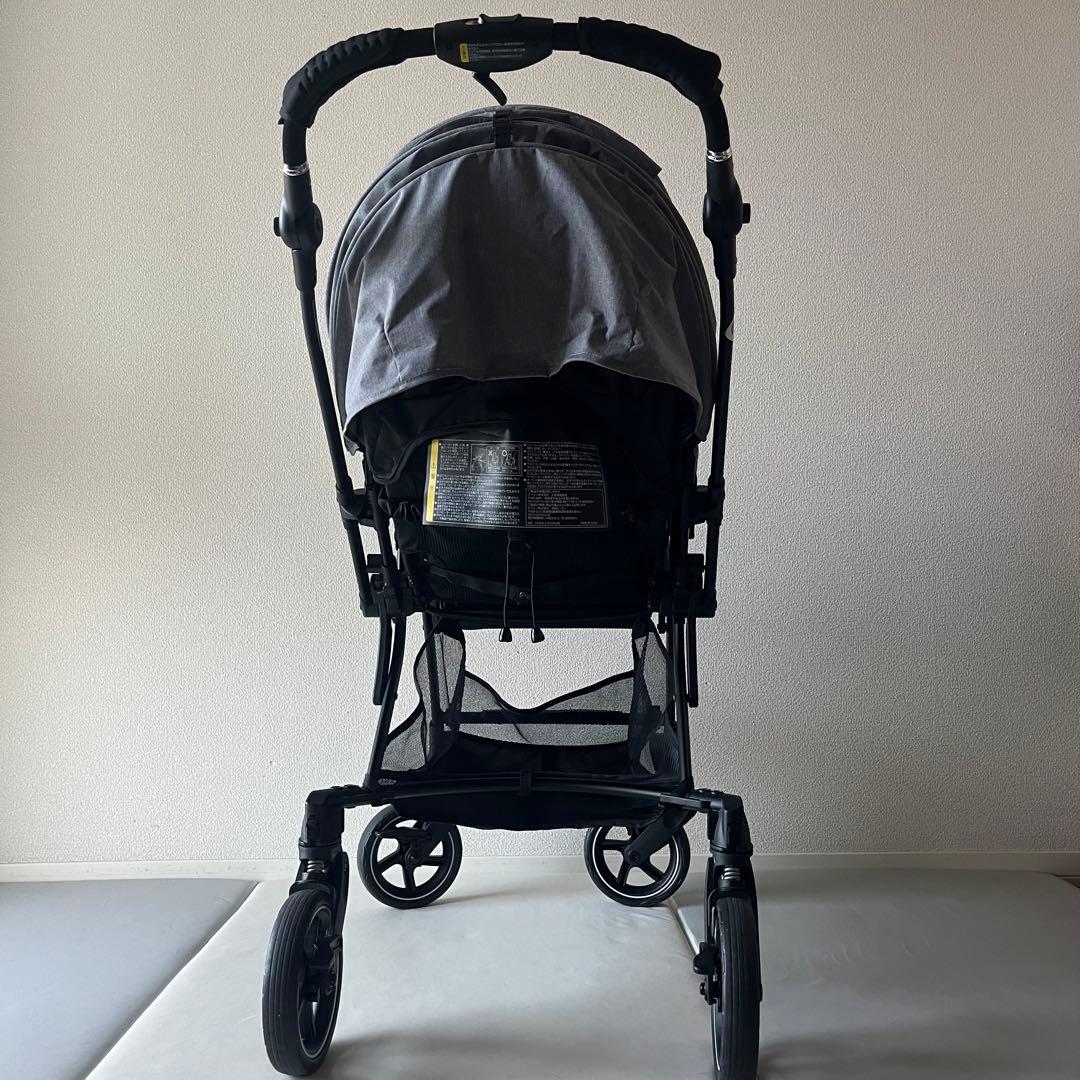 【極美品】pigeon　ランフィRBアップ　グレー　ベビーカー