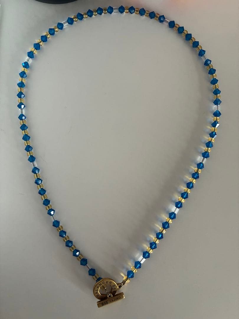 846 YAJIRO DEEP BLUE ネックレス　50cm